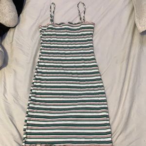 striped dress